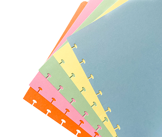 Atoma -Intercalaires en carton coloré