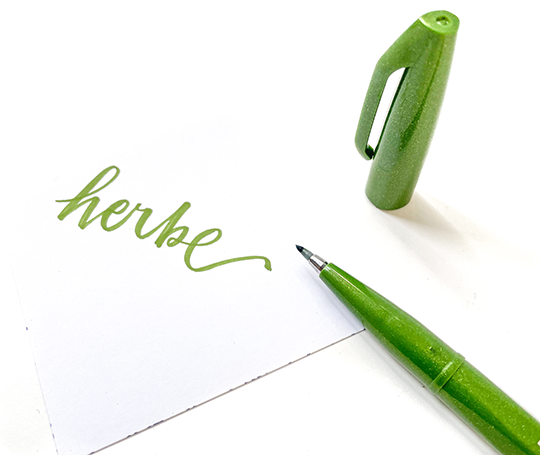 Feutre Brush Sign Pen - Vert olive