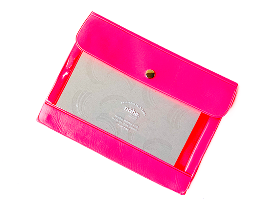 Pochette Nähe A6 - rose fluo