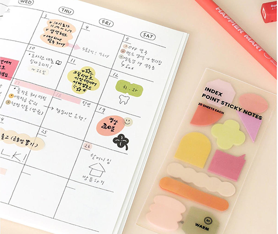 Index "Point Sticky Notes"