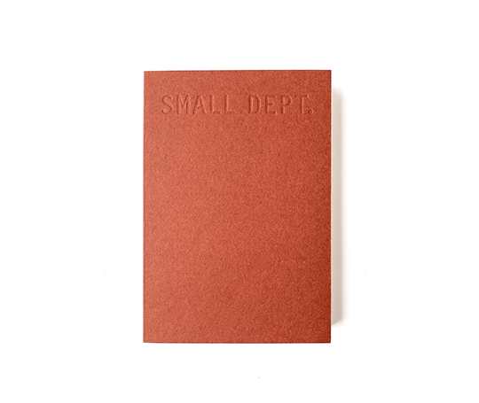 Carnet de croquis "Small Dept." - Red Brick