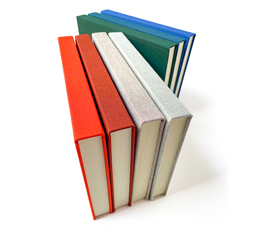 Carnet toilé A5 - bleu pétrole