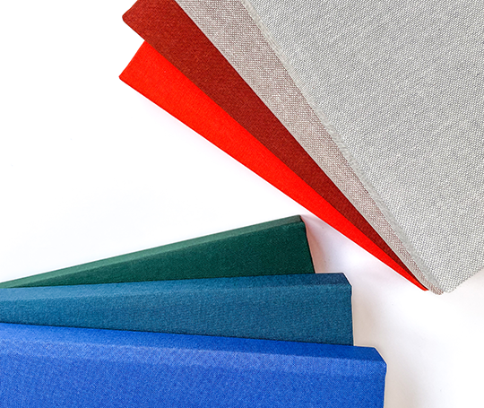 Carnet toilé A5 - bleu pétrole