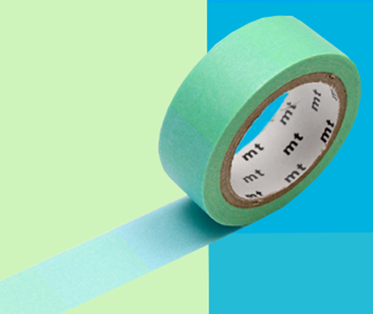 MT deco - washi tape Dégradé vert/bleu