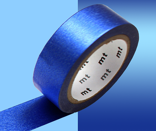 MT uni - washi tape Metallic bleu