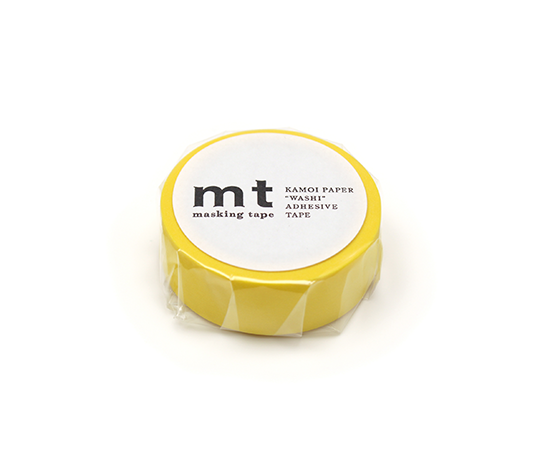 MT uni - washi tape Jaune mat