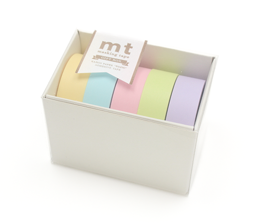 MT assortiment de washi tapes - Tons pastels