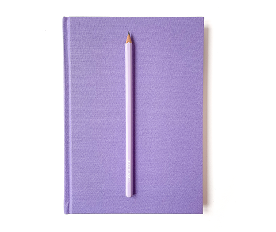 Carnet toilé - Lilac Silk