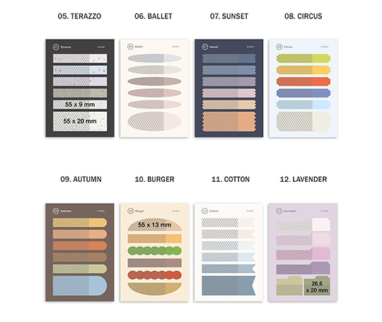 Notes adhésives index - Lavender