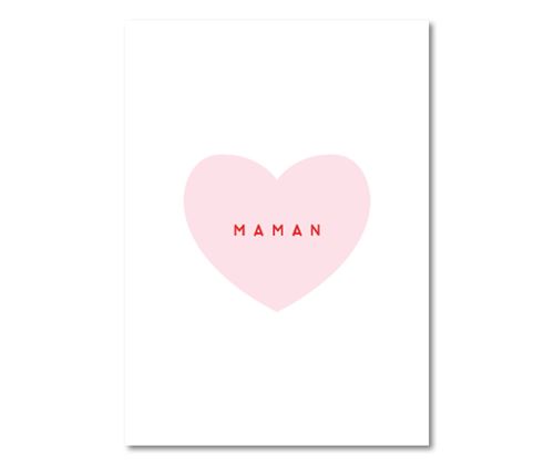 Carte - Maman Cœur