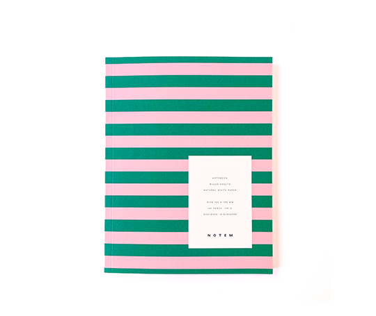 Notem - UMA Carnet vert et rose - Medium