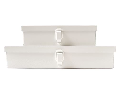 Boîte en métal - Blanc
