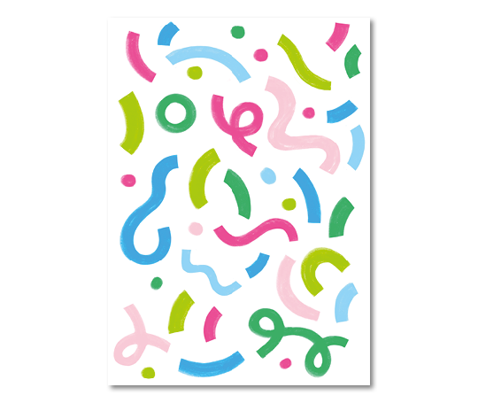 Carte - Confettis 2