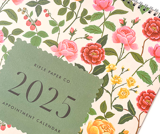 Rifle Paper Co - calendrier 2025 - Roses