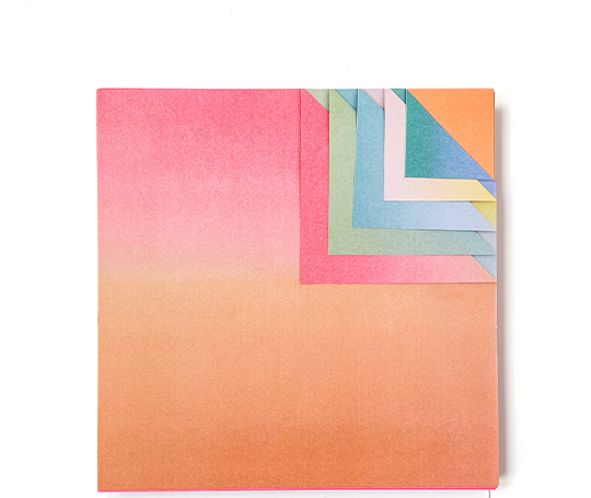 Papier origami 15x15 cm - Linear Gradient