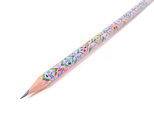 Rifle Paper co - crayon gris fleuri + gomme