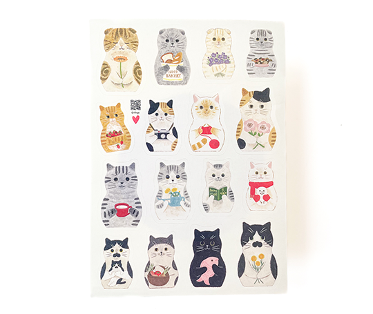Feuillet d'autocollants - Chats