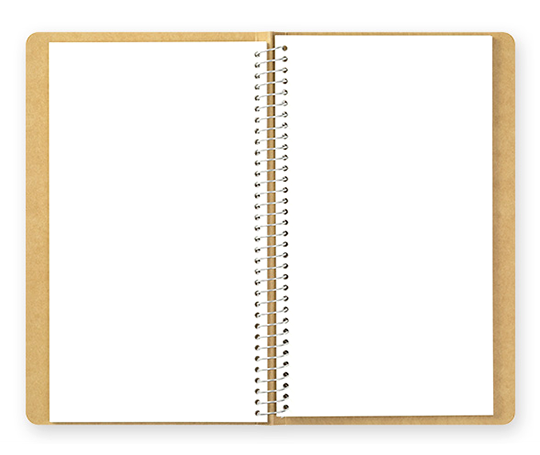 Traveler's Company - Carnet aquarelle à spirales (portrait)