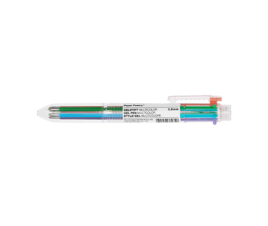 Stylo-gel - 6 couleurs