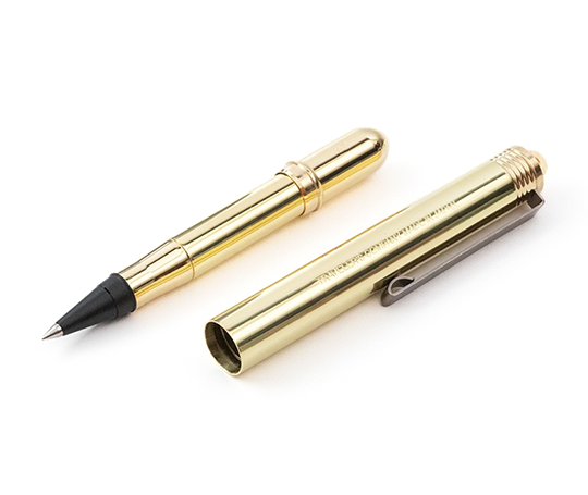 Traveler's Company - roller en laiton avec cartouche de stylo-plume