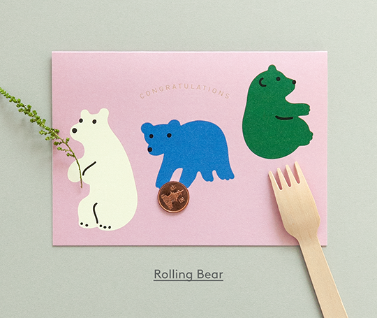 Autocollants animaux - Rolling Bears