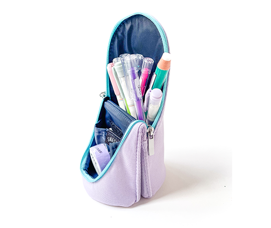 Trousse zipée et aimantée Sma·sta - Lilas