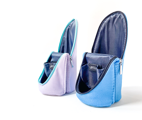 Trousse zipée et aimantée Sma·sta - Cyan