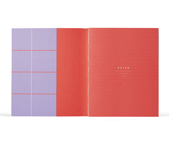 Notem - Carnet UMA - Lavender Check - Medium