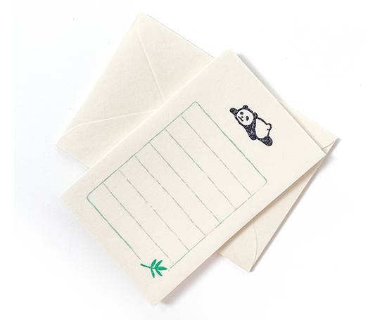 Mini set de papier à lettres - Petit panda