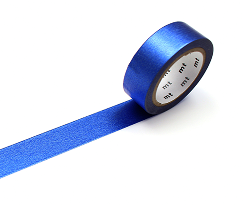 MT uni - washi tape Metallic bleu