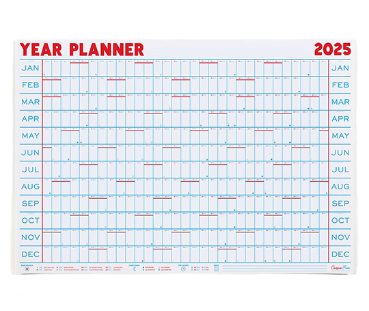 Crispin Finn - Year Planner 2025