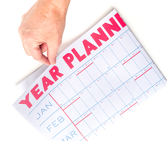 Crispin Finn - Year Planner 2025