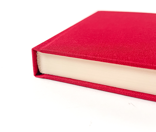 Carnet toilé A5 - rouge