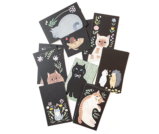 Mini cartes - Chat