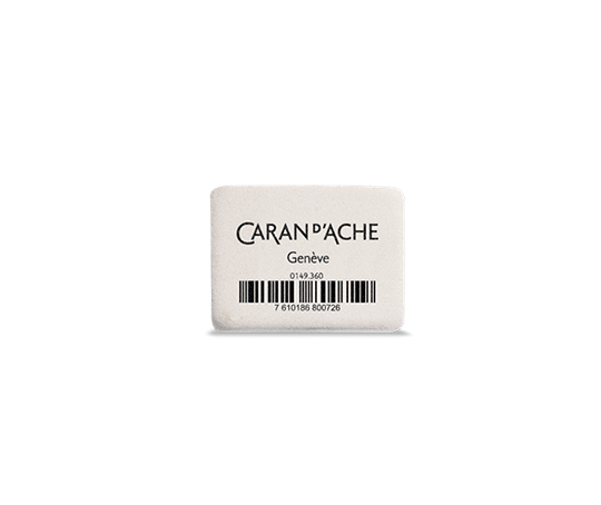 Caran d'Ache - petite gomme blanche d'écolier