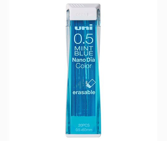 Uni-ball - Mines bleu menthe effaçables 0.5 mm