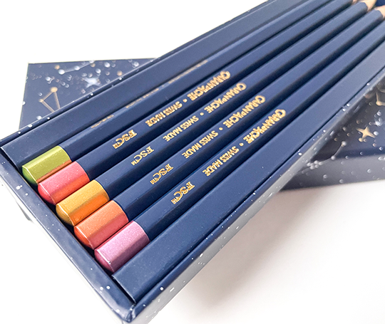 Caran d'Ache Edition Spéciale - Set de 10 crayons métalliques