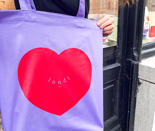 Tote bag Lundi 2024 - LOVE