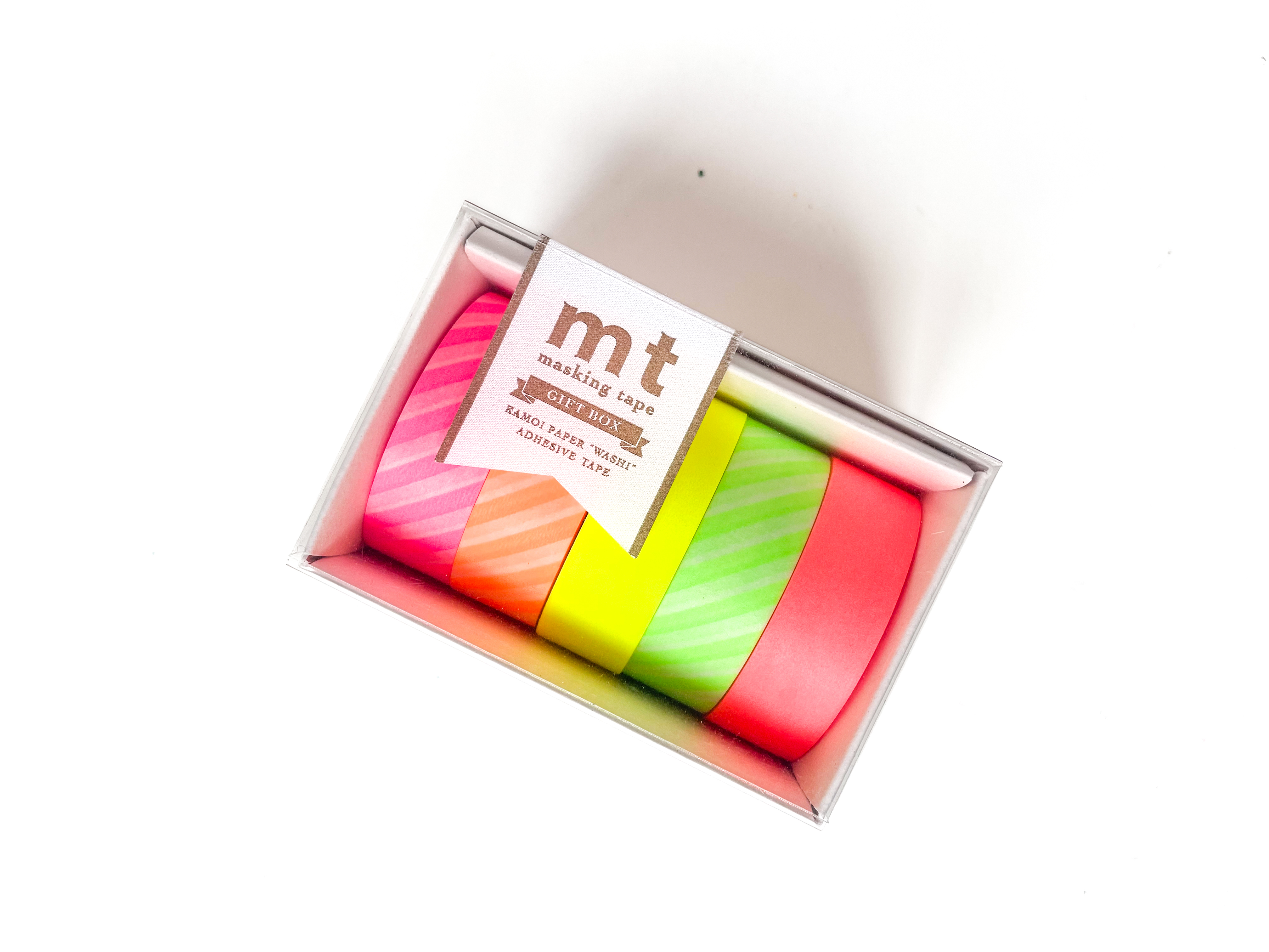 MT assortiment de washi tapes - Tons fluos