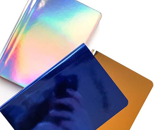 Carnet A6 à couverture souple - Shiny Starlet Bleu