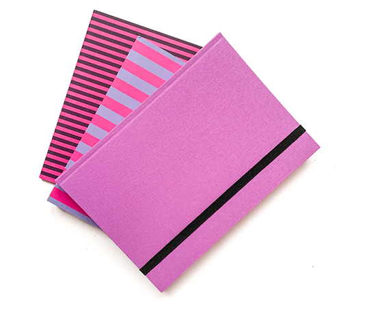 Notem - carnet BEA avec élastique - Lavender