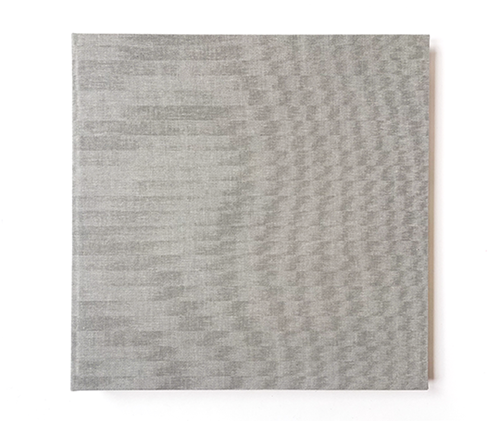 Album photo toilé, 35x35 cm, 60 pages crème - chiné gris