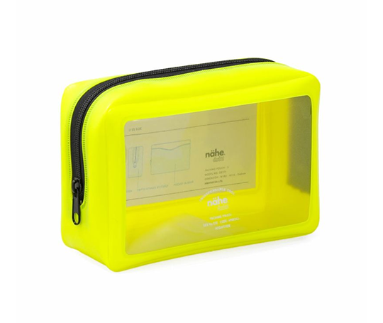 Nähe - Pochette de rangement - Jaune fluo (S)