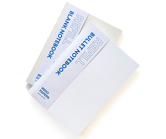 Redopapers - recharge de carnet upcyclé