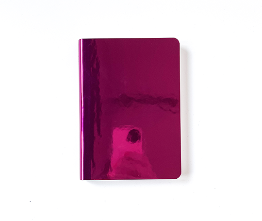 Carnet A6 à couverture souple - Shiny Starlet rose