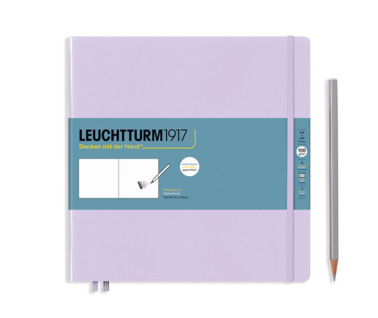 Leuchtturm carnet de croquis carré - Lilac