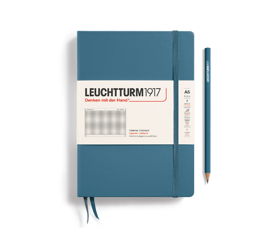 Leuchtturm carnet A5 rigide - Stone Blue