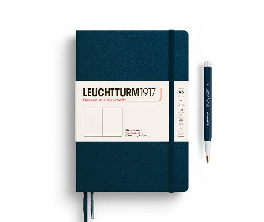 Leuchtturm carnet A5 rigide - Deep Sea