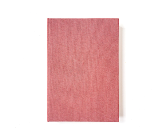 Carnet toilé A5 - vieux rose
