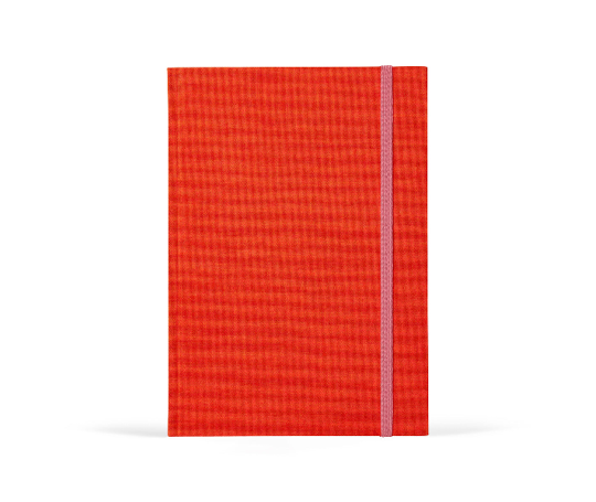 Notem - carnet BEA avec élastique - Bright Red